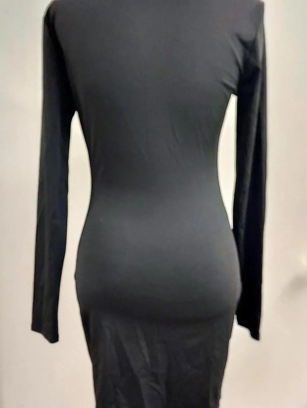 Women's Black and White Dress